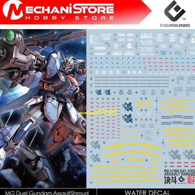 EVO Decal MG - MG151 Duel Gundam Assaultshroud