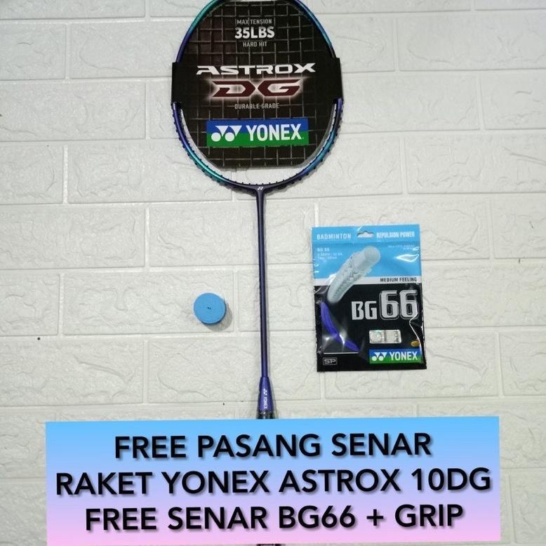 Raket Badminton YONEX ASTROX 10DG 10 DG +pasang senar YONEX BG66 original