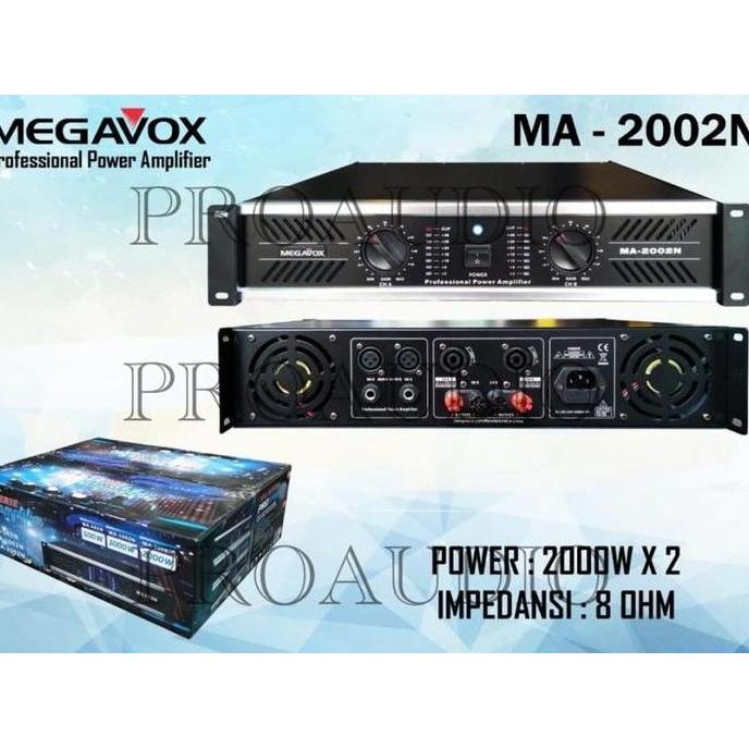 POWER AMPLIFIER MEGAVOX MA-2002N / MA 2002 N / MA 2002N ORIGINAL ORIGINAL DAN TERPERCAYA