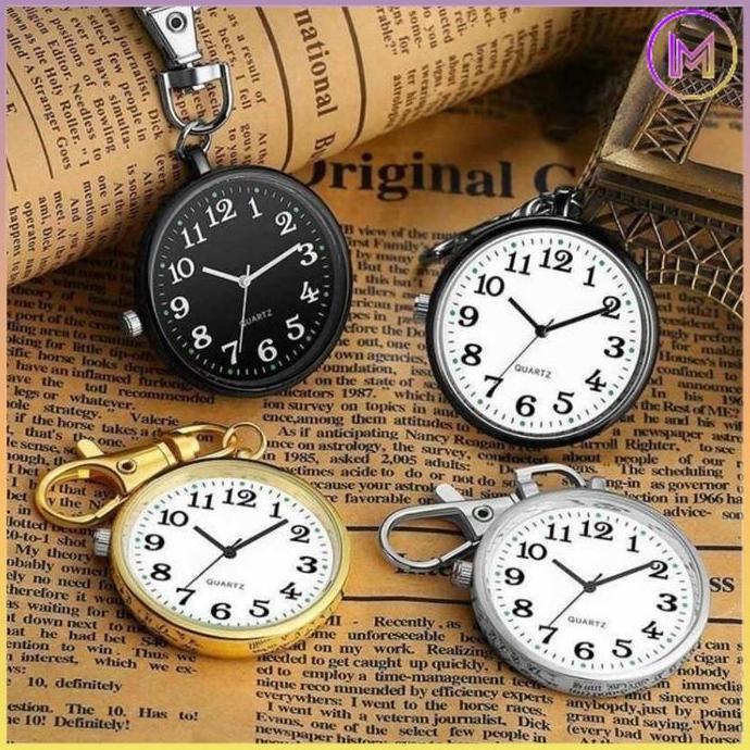 Jam Saku Perawat Medis / Jam Saku Perawat Medis Mini/Jam Saku Perawat Medis Mini Stainless Gantungan