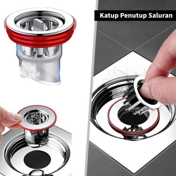 Katup Penutup Saluran Air kamar mandi wastafel Kamar Mandi Satu Arah Anti Bau Tikus s a