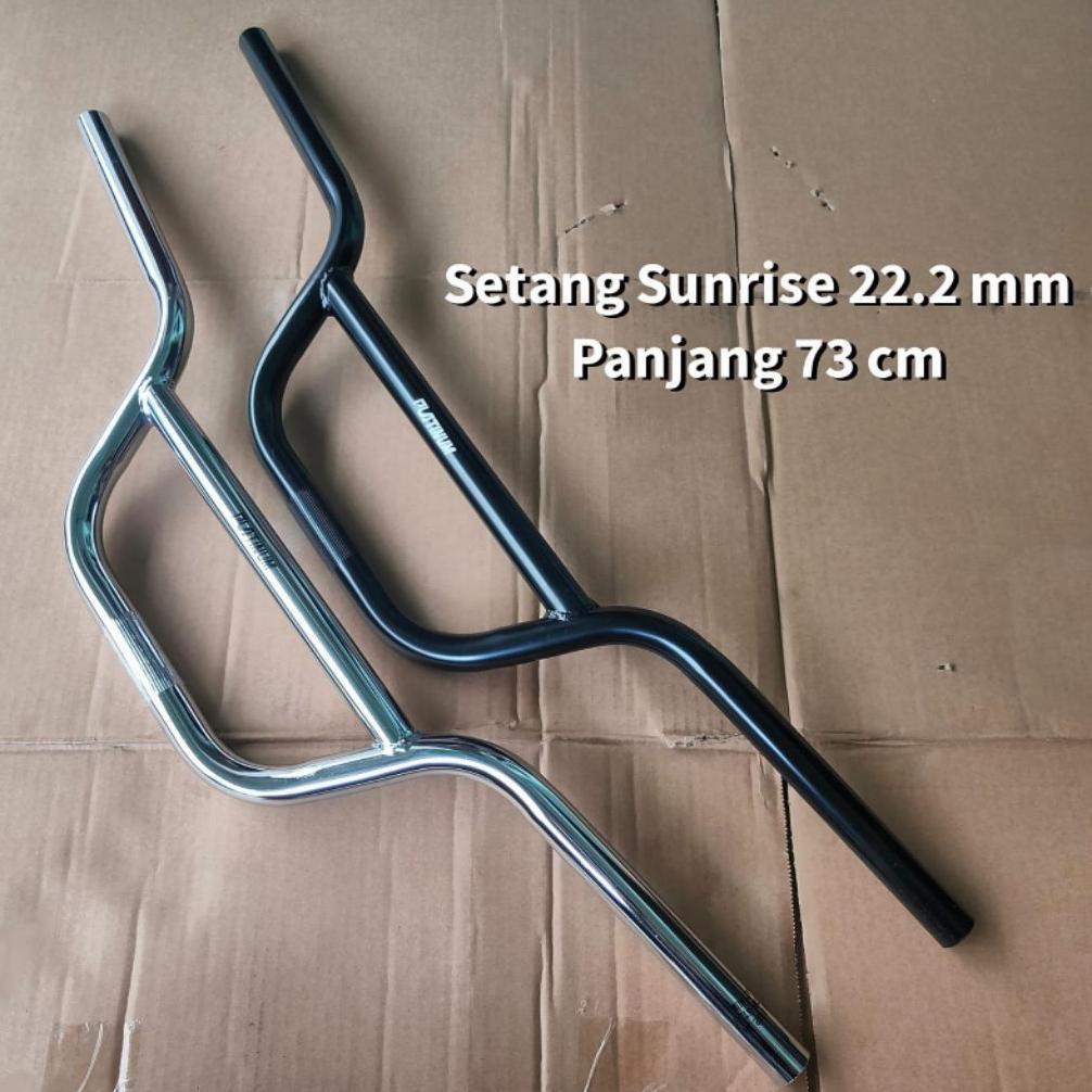 Stang Sunrise Bmx Panjang 73 Cm  Platinum Sun Rise Bar