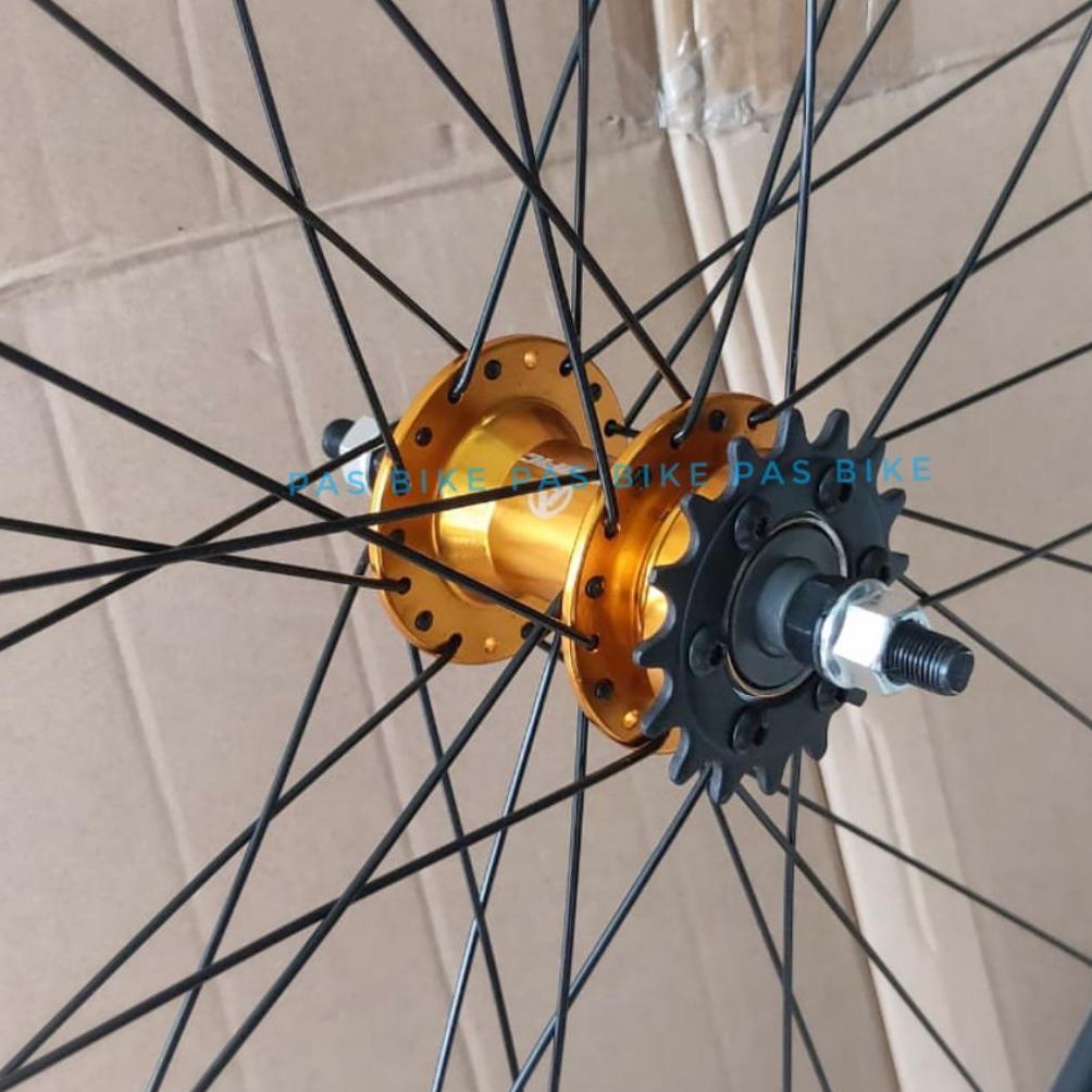 Wheelset  Doltrap Fixie 700C Belakang Saja Tipe Six Bolt