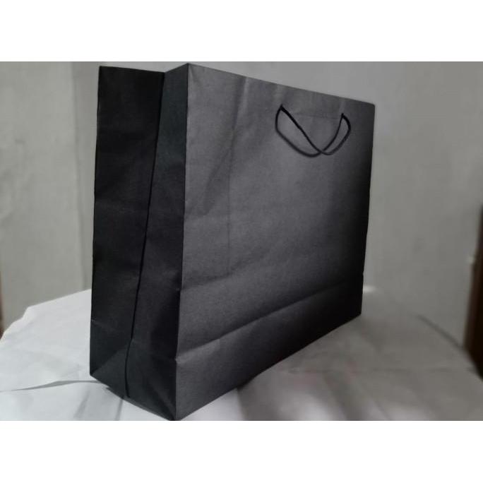Paperbag talikur - jemani hitam ( 40x 12x 30)