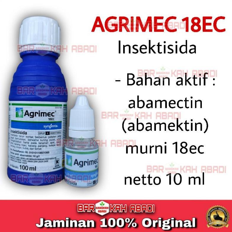 Bisa Cod Agrimec 18Ec Insektisida Abamektin Abamectin Murni Pembasmi Hama Serangga Ulat Tungau ><