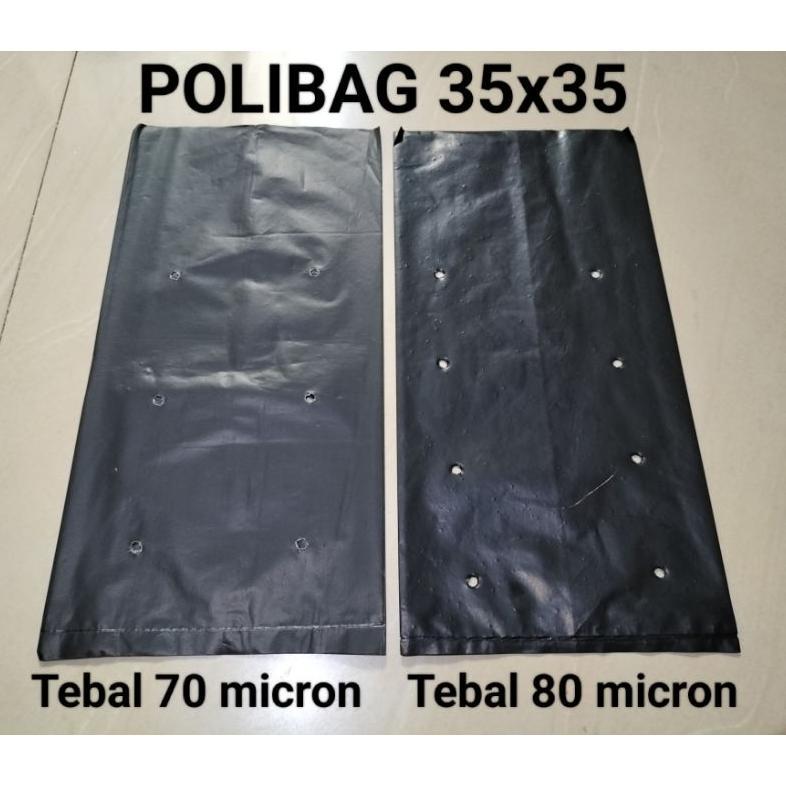 Bisa Cod 1 Kg Polibag Polybag Pe 35X35 Cap Tembakau ><