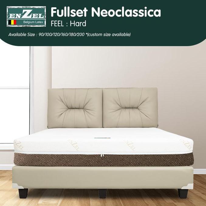 Full Set Kasur Latex Enzel Neoclassica Uk 140X200