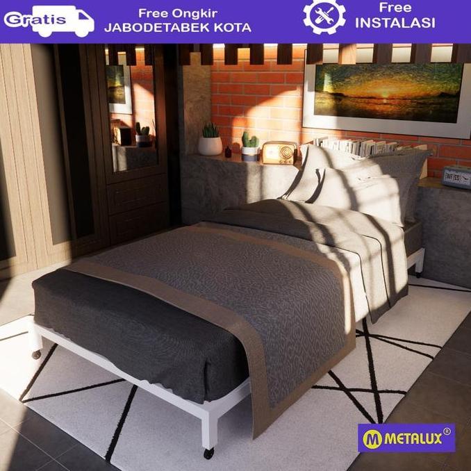 Metalux Tazawa - Ranjang Besi Single Bed | Divan Besi Single Bed