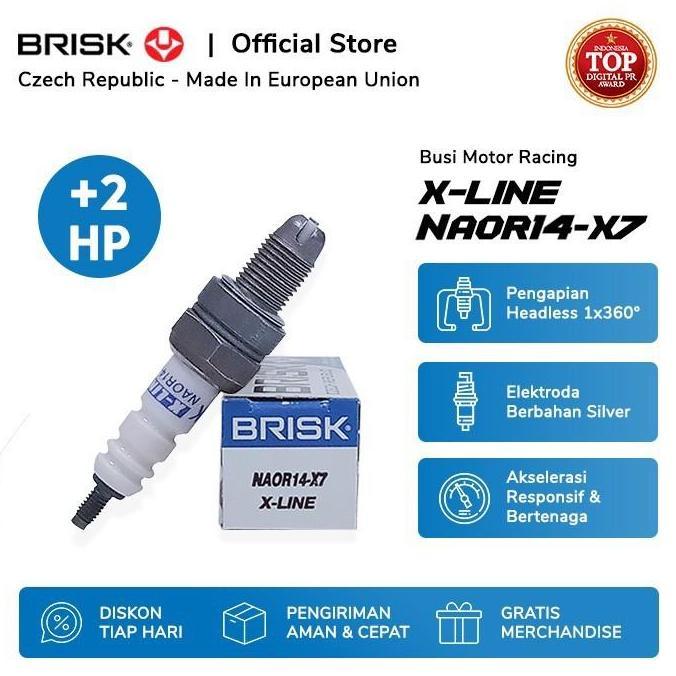 Promo Busi Motor Yamaha Mio Freego Xride BRISK Diskon