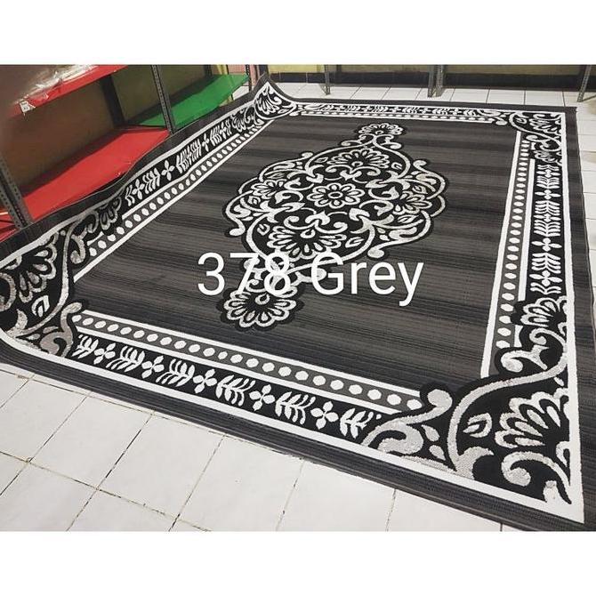 Baru Karpet Permadani Besar Jumbo Klasik  Shafira Almaya Hitam Black Abu-Abu Coklat Brown