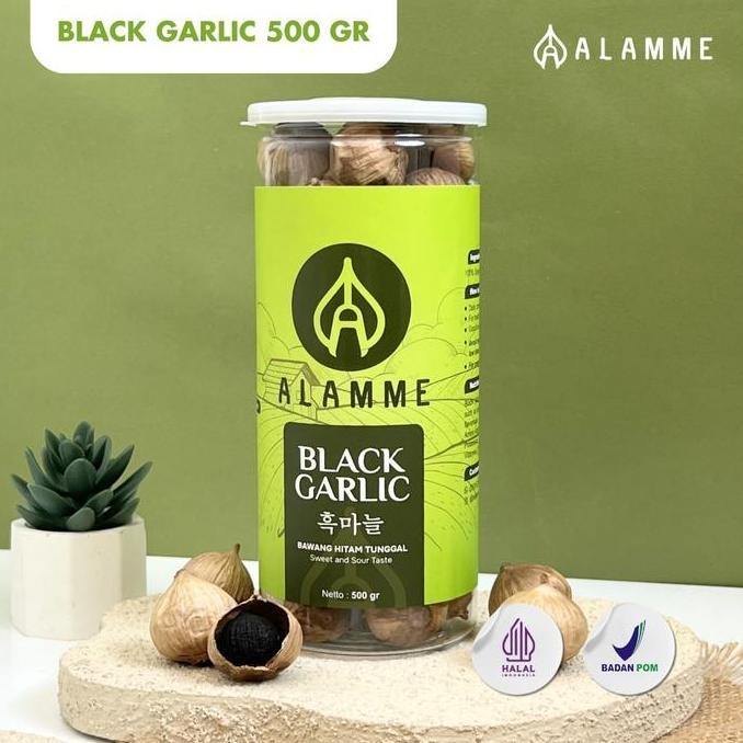 Bawang Hitam Tunggal Black Garlic Alamme 500Gr
