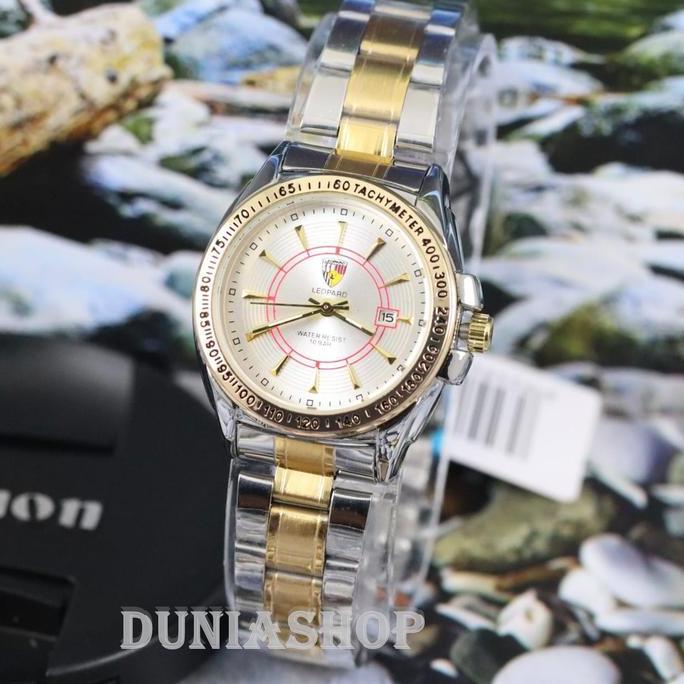 AI99 }} [ORIGINAL 100%] JAM TANGAN WANITA LEOPARD 8042L ANTI AIR