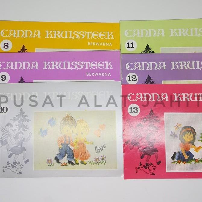 BUKU KRUISSTEEK CANNA BUKU KRISTIK BELAJAR SULAM MENYULAM CROSS STITCH