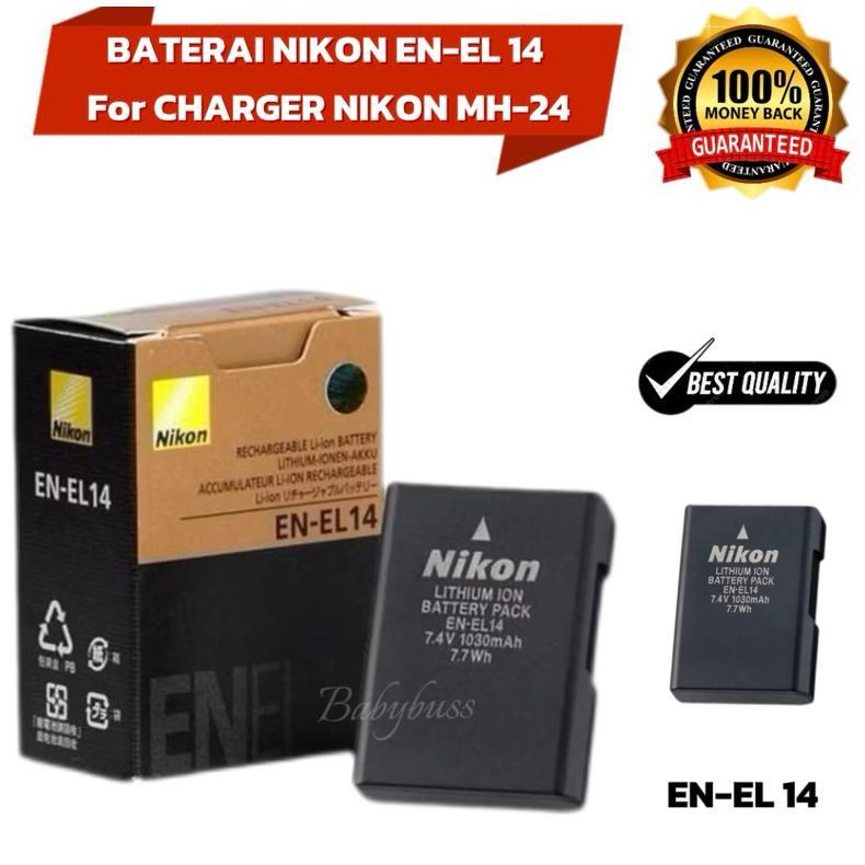 TERBARU Baterai Nikon EN-EL14 For Nikon DF, D5500, D5300, D5200, D5100, D3300, COOLPIX P7800, P7700