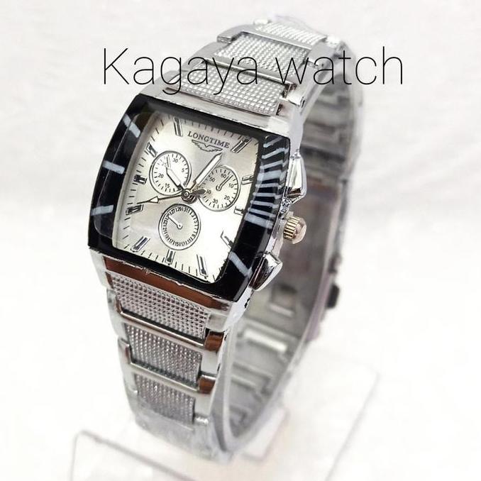 AI38 >> Jam Tangan Kotak Rantai Stainless Hitam Wanita Terbaru Terlaris Keren Murah,Jam Cewek,Arloji