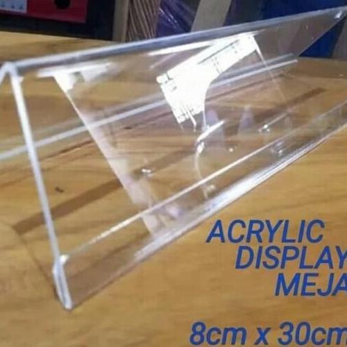 Notbad- Akrilik Papan Nama Meja 8 Cm X 30 Cm