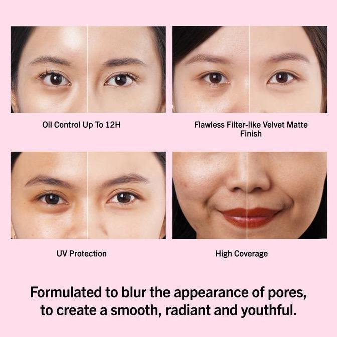 Lansungkirim- Masami Forever Matte Blurring Foundation Powder / Bedak Padat / Compact Powder Wajah