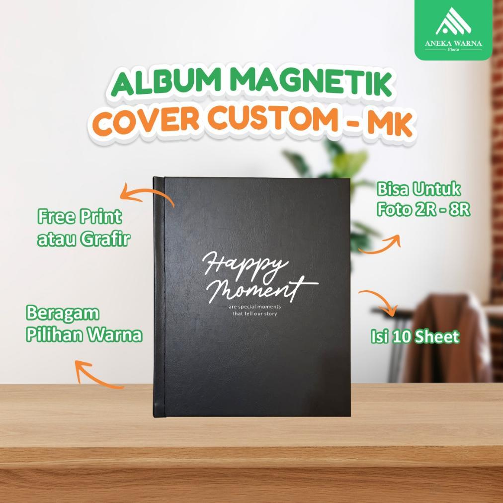 TERBARU Album Foto Magnetik 8R / MK - Cover Custom