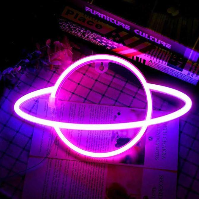 XALARA Lampu Hias dinding LED Neon karakter bentuk Flex batre dan USB Power 1W - M04