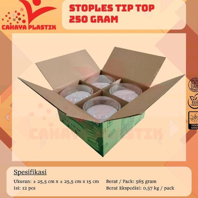 Stoples 250Gr Isi 12Pcs Toples Nastar Toples Kue Kering Toples Mika Bulat 250Gr 1 Lusin Ramah Lingku