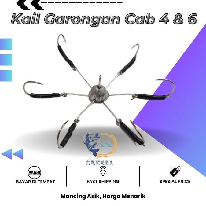 Kail Pancing Garongan Cabang 4 Dan Cabang 6 Model Kembang Allshop