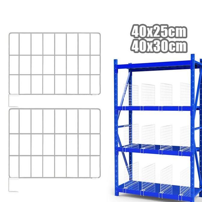 RETEKNO Sekat Rak Gondola Aksesoris Rak Gondola 40X25 40X30cm