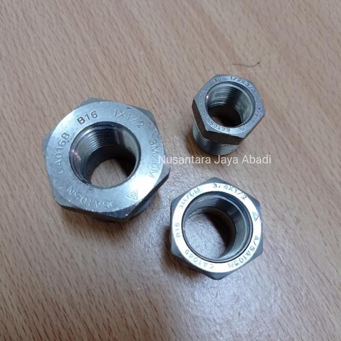 Bushing/Vlok Ring/Vring Besi A105 3000 Psi 1 X 3/8 " Inchi Diskon