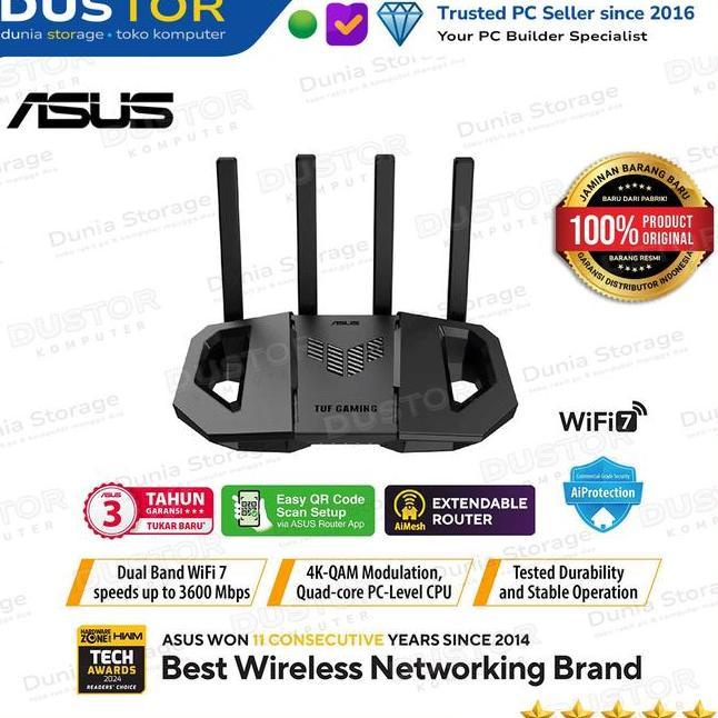 Tuf Gaming Be3600 Dualband Wifi 7 Gaming Router