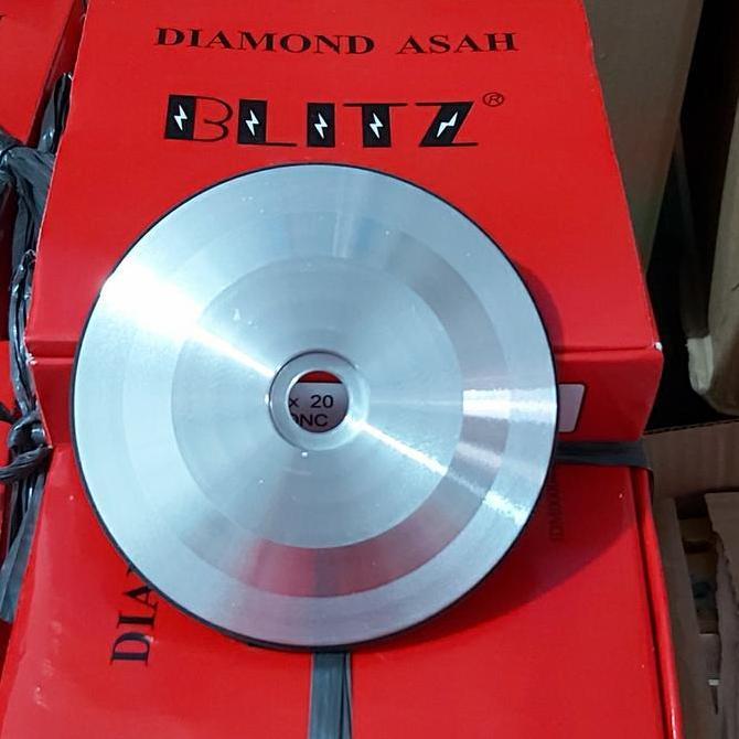 Diamond asah blitz 4inch 1 sisi ,,batu asah blitz