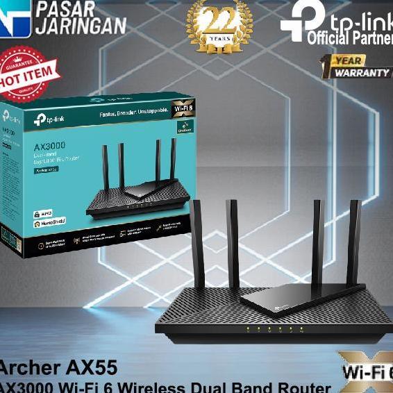 Tplink Archer Ax55 Ax3 Dual Band Gabit Wifi 6 Router