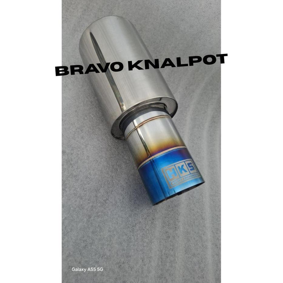 Knalpot Mobil Hks Suara Bass Gahar Kering Stainless Steel Sedan Brio Agya Kijang Avanza Original Dan