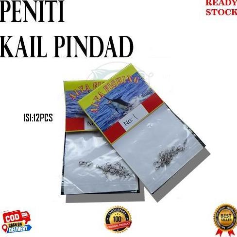 Peniti Kail Pancing Pindad Isi 12Pcs - Peniti Pindad Allshop