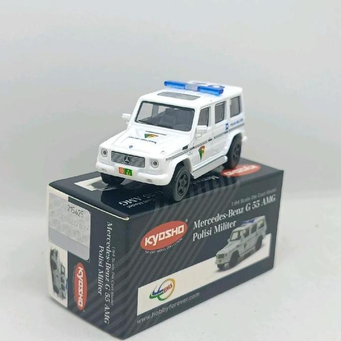 Promo Kyosho Mercedes-Benz G55 AMG Polisi Militer (1:64) Diskon