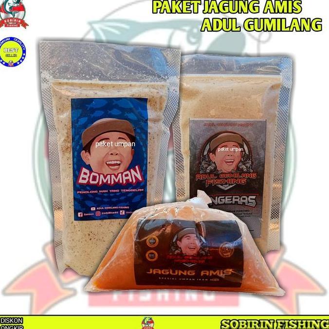 Umpan Ikan Mas Lengkap Paket Umpan Adul Gumilang Allshop