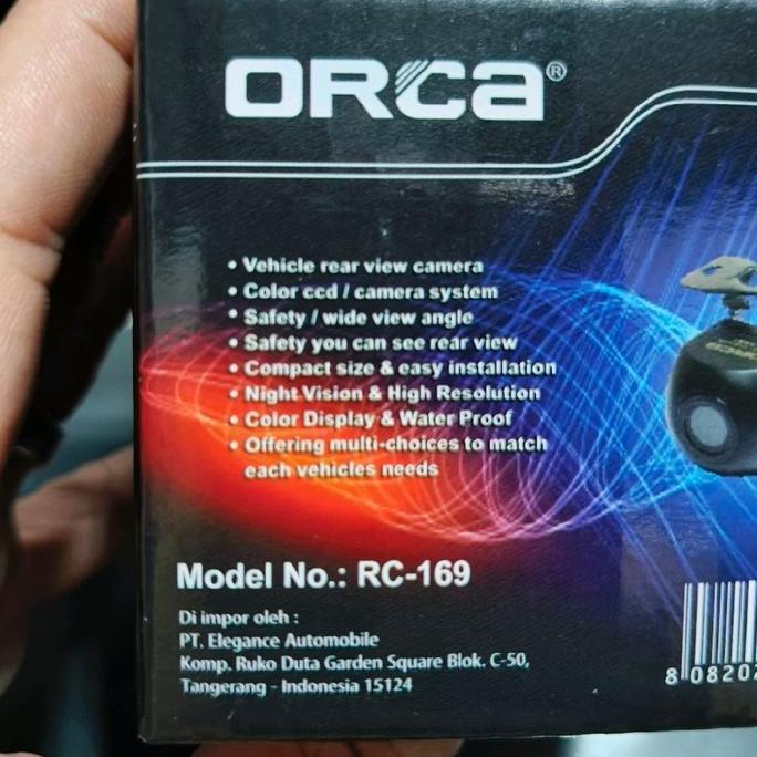 Kamera Mundur Parkir Orca RC-169  atau Orca RC 185-2F Camera Park Universal Kamera Mobil Car Reverse