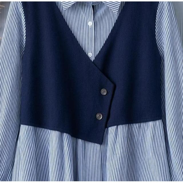 Lucia Blus Kemeja Vest Wanita Big Size Korean Style | Atasan Modis & Elegan Bisa Dipake Kerja