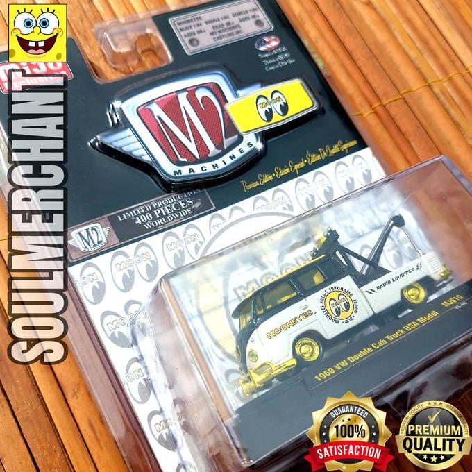 M2 CHASE CAR MOONEYES 1960 VW VOLKSWAGEN DOUBLE CAB TRUCK USA MODEL