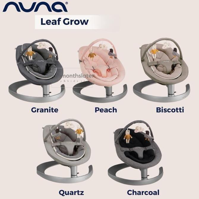 Nuna Leaf GROW FREE Nuna WIND GROW - Ayunan Bouncer Swing Baby Duduk Tidur Anak Bayi Recline Dudukan