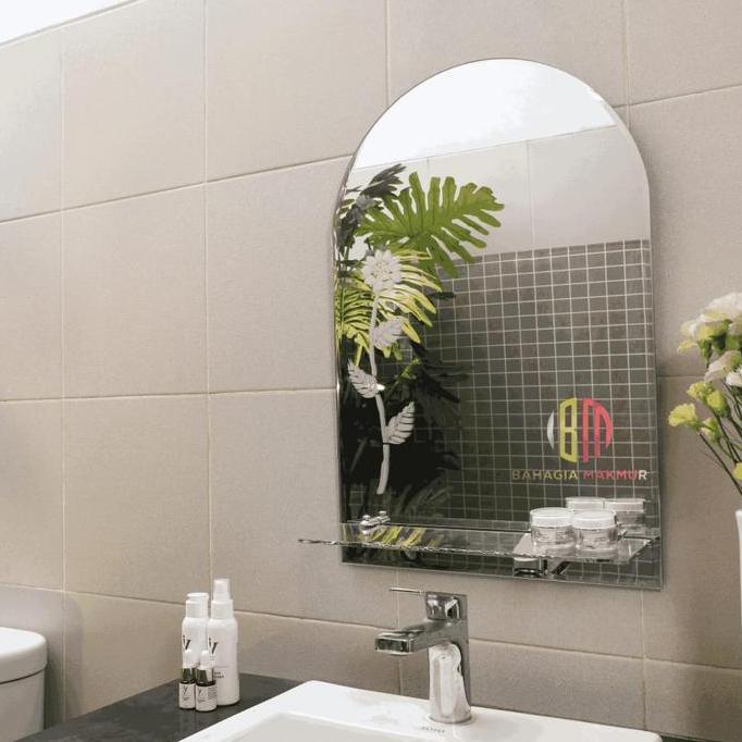 Cermin Kamar Mandi/Kaca Oval