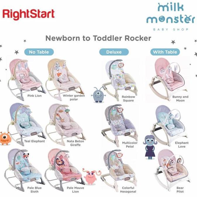 Right Start bouncer 2in1 Portable Rocker / baby bouncer
