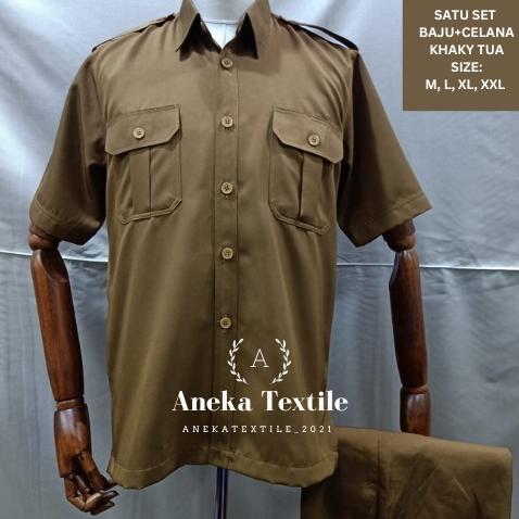 Saless Setelan Seragam Pdh Pemda Pns Pria Khaki Tua Dan Khaki Muda / Pdh Pemda Dki