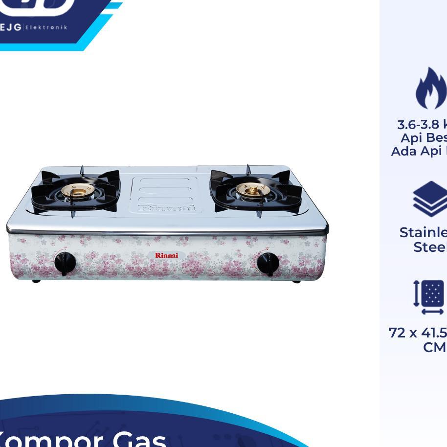 Rinnai Ri 712 Af Kompor Gas 2 Tungku Ri 712Af