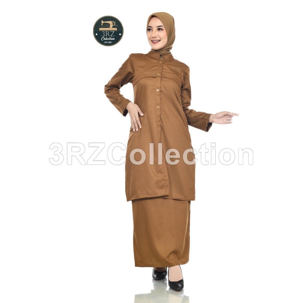 Bergaransi Setelan Seragam Tunik Pemda Pns Wanita Rok Atau Celana