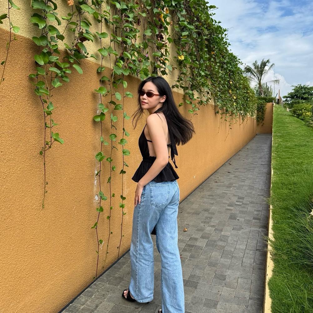 Discount [Oddsthelabel] Daisy Halter Top | Atasan Halter Backless Top