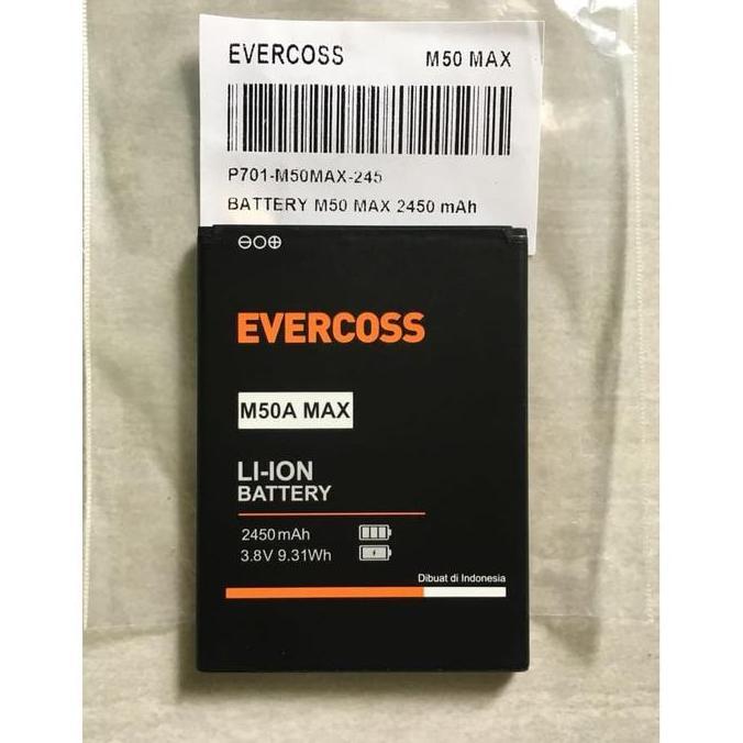 Baterai Evercoss M50 Max M50A Max ori 100%