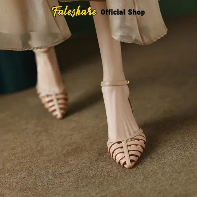 DV392 >> Sandal Hak Tahu Wanita Bapou Koronjo