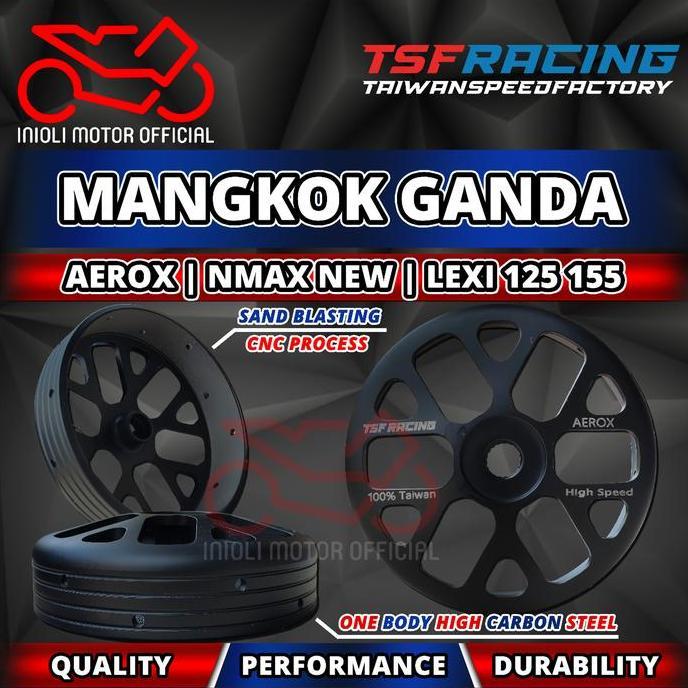 TERBARU - PAKET CVT MANGKOK KAMPAS GANDA TSF RACING AEROX 155 NMAX NEW LEXI 125 155 NMAX NEO AEROX A