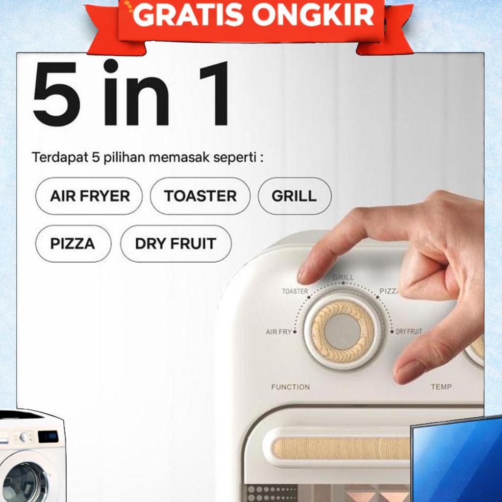 Oxone Ox-276 Retro Mini Oven & Air Fryer Minion Series