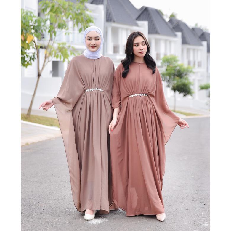 Terbaru Anya Kaftan Premium Busui Friendly 11 Warna