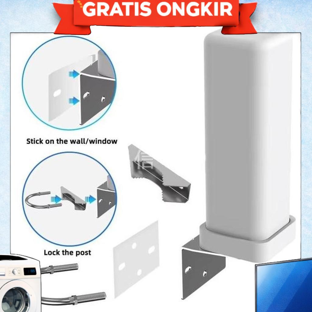 Antena Tv Digital Indoor Outdoor Jernih Dvb-T2 Hd 4K 36Db Panjang Kabel 10 Meter Weo Yuzh3